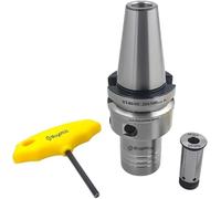 Supporto adattatore mandrino Hydrogrip BT40 gambo II diametro taglierina 20 x...