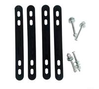 Supporto adattatore per cestello posteriore progettato per mountain bike, bici elettriche, scooter e biciclette pieghevoli con struttura in acciaio per montaggio su cestello, colore nero