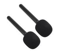 Supporto Adattatore per Microfono Wireless Maniglia Leggera per Hollyland Lark M1 G1 Movo; Schiuma per Parabrezza per Interviste Stradali ABS 2 Pezzi Supporto Portatile