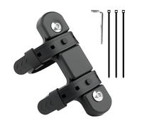 Supporto adattatore per porta borraccia per bicicletta universale, accessori da equitazione con cinghia antiscivolo, supporto adattatore porta borraccia per bicicletta senza vite[nero]