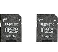 Supporto adattatore per scheda di memoria adattatore da Micro SD a Memory Stick per PSP Micro SD 1MB-128GB Memory Stick Pro Duo (3 pezzi (pcs) Doppi Slot - nero)
