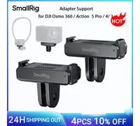 Supporto adattatore SmallRig per DJI Osmo 360 / Action 5 Pro/4/3 Supporto universale per action camera per supporto da collo selfie Magic Arm 5813