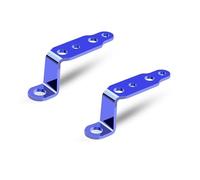 supporto adattatore Specchietto retrovisore per moto, faro modificato, faretto multifunzionale, accessori per auto elettriche, staffe di estensione Staffe Supporto Faretti(2PCS Blue)