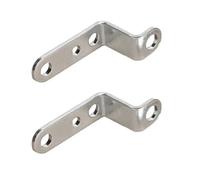 supporto adattatore Staffa di montaggio 2 pezzi per faro per moto specchietto retrovisore faretto lampada di segnalazione accessori fissi faro per lampadina(A)