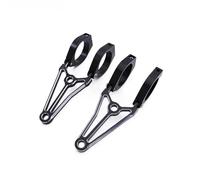 supporto adattatore Staffa di montaggio per faro anteriore CNC da 39/51/54/57 mm, nera, con morsetti per indicatori di direzione, adatta per Harley e moto Honda. Staffe Supporto Faretti(54mm)