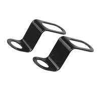 supporto adattatore Staffe per indicatori di direzione posteriori, 2 pezzi, supporto per indicatori di direzione modificati per moto, facile installazione faro per lampadina(Curved)