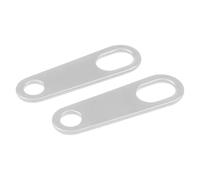 supporto adattatore Staffe per indicatori di direzione posteriori, 2 pezzi, supporto per indicatori di direzione modificati per moto, facile installazione faro per lampadina(Direct Silver)