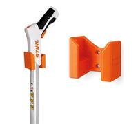 Supporto adatto per asta telescopica STIHL HSA 26, stabile supporto da parete per asta telescopica delle forbici per erba STIHL, supporto salvaspazio per officina, garage e casetta da giardino