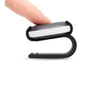 Supporto adatto per rilevatore di radar Tomtom Tom, supporto per parasole auto, supporto a clip per Tomtom in auto, resistente al calore, sicuro e stabile, 1 pezzo, prodotto in Germania