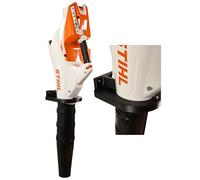 Supporto adatto per soffiatore a batteria STIHL BGA 86, sistema AP, supporto da parete, accessori di fissaggio (nero)