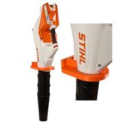 Supporto adatto per soffiatore a batteria STIHL BGA 86, sistema AP, supporto da parete, accessori di fissaggio (arancione)