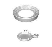 Supporto AirTag per Sella Bici Cube Acid 40mm Custodia Tracker Stampato 3D