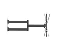 Supporto AISENS WT65TSLE-383 Girevole Inclinabile Livellabile 23-65" Nero 35kg VESA 400x400mm