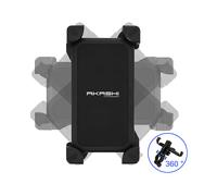 Supporto per Bici e Moto Smartphone max 6,8'' Fissaggio manubrio 360 Akashi