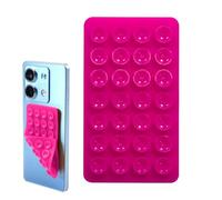Supporto Al Silicone Con Ventosa Per La Custodia Del Telefono | Doppio Supporto Cuminario Per La Scheda Telefonica | Supporto Compatto Per Selfie, Video, Chat E Film