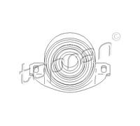 Supporto albero di trasmissione 401 306 TOPRAN per MERCEDES-BENZ SLK