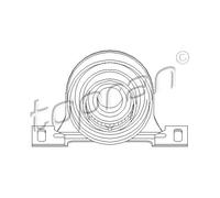 Supporto albero di trasmissione 501 593 TOPRAN per BMW 3 3 Coupé 3 Cabriolet