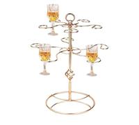 Supporto Albero Per Cocktail E Bevande | Display Per Bevande A Due Livelli Con Dieci Portabicchieri - Stand Per Torre Di Champagne - Per Casa, Bancone, Matrimonio, Ristorante, Cucina, Sala Da