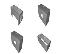 Supporto Alimentatore per Stampante 3D Velleman K8200 Montaggio Doppio PSU