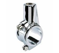 Supporto alluminio cromato specchietto moto manubrio Ø22 mm. honda guzzi suzuki