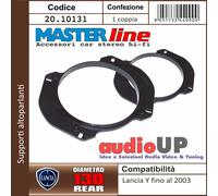 SUPPORTO ALTOPARLANTI 130 MM PER LANCIA Y FINO 2003. COPPIA SUPPORTI POSTERIORI