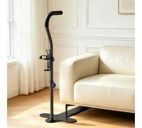 Supporto alzati divano per anziani con portabicchieri, altezza regolabile 6 livelli (63-89 cm), portata fino 181 kg, struttura robusta - Ausilio alzata per divano, poltrona, per anziani e pazienti