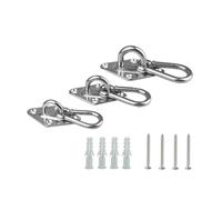 supporto amaca 2 set kit for appendere amaca resistente, gancio a muro for soffitto for albero, altalena, corda, , sedia, hardware for yoga, ganci for per Altalena, Yoga, Amaca, Sacco da Boxe(M5)