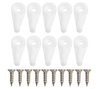 Supporto Angolare 90° per Specchi da Armadio(D 50pcs) | per trasparente e discreto, non l'estetica, adatto a per porte, armadi, superfici lisce
