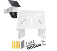 Supporto angolare compatibile con telecamera di sorveglianza Eufy Security SoloCam S340/E30/E42, montaggio ad angolo esterno in metallo per telecamere CCTV, supporto angolare universale per interni ed