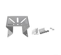Supporto angolare in metallo per telecamere a cupola Eufy S340 S330 E30 PTZ che supporta un'installazione sicura da parete all'aperto tutto l'anno (argento)