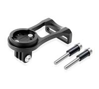 Supporto anteriore per computer per bicicletta Garmin, in lega di alluminio, compatibile con Cateye, Garmin Edge (25 500 510 520 800 810 820 1000 Touring), Bryton Rider (20 21 30 35 40)