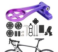 Supporto anteriore per computer per bicicletta, supporto per computer anteriore per manubrio della bicicletta, supporto per tachimetro, accessori per il monitoraggio dei dati, per percorsi notturni e