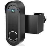 Supporto antifurto per campanello compatibile con Arlo Video Doorbell 2K/HD (2a generazione), facile installazione, supporto per porta senza trapano, accessori per appartamenti, casa, affitti, ufficio