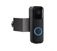 Supporto antifurto per videocitofono, staffa di sicurezza in metallo senza punzonatura, per la maggior parte delle porte a battente verso l'interno, installazione senza trapano, supporto in acciaio