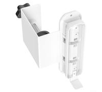 Supporto antifurto sicuro per campanello realizzato in metallo e ABS per campanello video Blink, nessun trapano necessario per mantenere la funzione del sensore (Whtie)