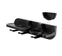 Supporto antimanomissione montato a parete - Rack in alluminio solido, design verticale, finitura superficiale resistente ai Slot per posizionamento degli strumenti | Organizzatore