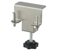 Supporto antiscivolo per il posizionamento degli utensili di installazione, in acciaio inox, zincato, con cuscinetti per porte, formato maschera da 2 mm (argento)