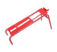 Supporto Antiscivolo per Pietra per Affilare Rosso in Acciaio Inox | Base Regolabile Superficie Inclinata, Gambe di Sostegno, per Uso Domestico e Lavello