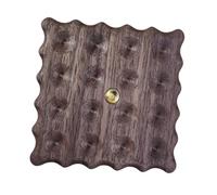 Supporto antiscivolo per violoncello, in legno, resistente all'usura, per strumenti a corda, accessorio per esercitarsi e fare pratica, colore: marrone scuro