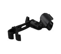 Supporto antiurto per microfono con altezza e direzione regolabili per un posizionamento preciso del suono, montaggio a clip compatto e leggero per installazione sull'orlo del tamburo (B)