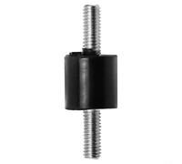 Supporto Antivibrante in Gomma per m3 M5 M6 per Motori e Compressori - Isolatore Acustico Filettato Maschio in Acciaio Zincato 8x8mm(M3x8mm（8mmx8mm）)