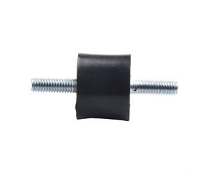 Supporto Antivibrante in Gomma per m3 M5 M6 per Motori e Compressori - Isolatore Acustico Filettato Maschio in Acciaio Zincato 8x8mm(M6x18mm（25mmx20mm）)