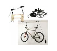 Supporto appendi bici staffa gancio soffitto garage carrucola bicicletta 20KG