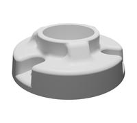 Supporto Asta Armadio per Appendiabiti 25mm - Coppia Destra/Sinistra