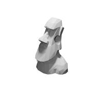 Supporto Auricolari Moai per Samsung Galaxy Buds 2 Low Poly Stampato 3D Stand