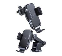 Supporto Auto 2 in 1 Forcell RicaricaVentosa e Ventola Nero