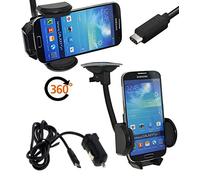 Supporto Auto 360° Girevole + Cavo Di Ricarica USB-C 12-24V Per Doro 8100 Plus