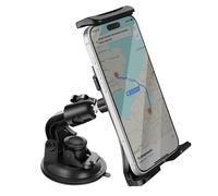 Supporto auto a ventosa per tablet e smartphone 7“ a 10” testa girevole a 360°