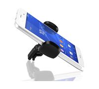 Supporto Auto Smartphone Fissaggio Griglia Aerazione Girevole 360 Akashi Nero