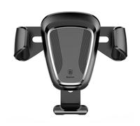 Supporto auto Baseus SUYL-01 per smartphone vent mount alluminio nero